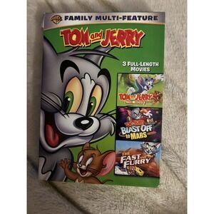 Tom and Jerry The Movie / Blast Off to Mars / The Fast and the Furry DVD
